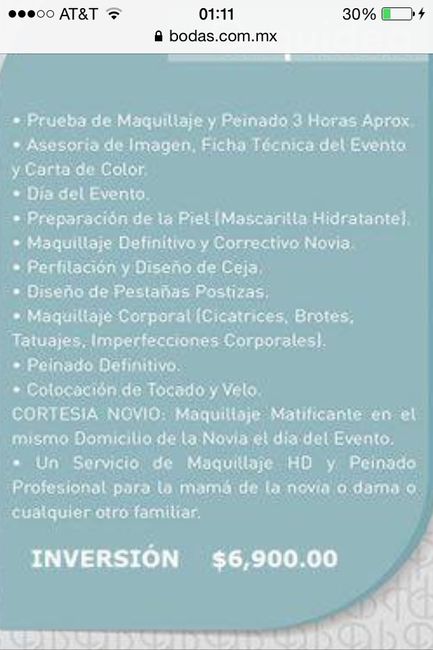 Precios para maquillaje y peinado ! - 3