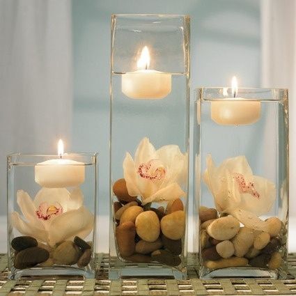 Velas para la mesa