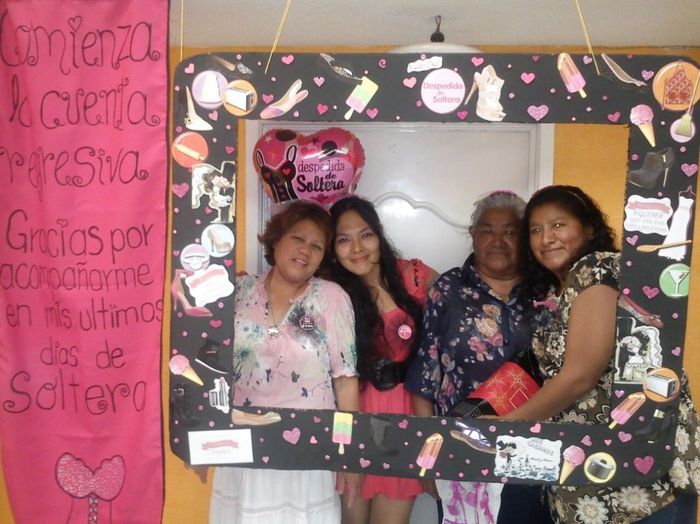 En la despedida de soltera