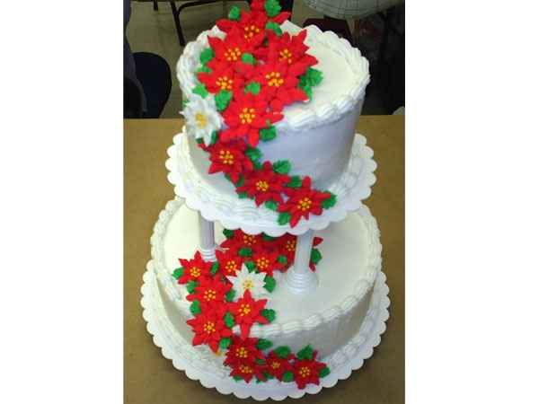 pastel de boda en navidad