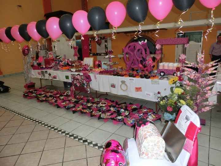 decoración de la fiesta