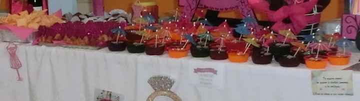 Dulces en la despedida de soltera