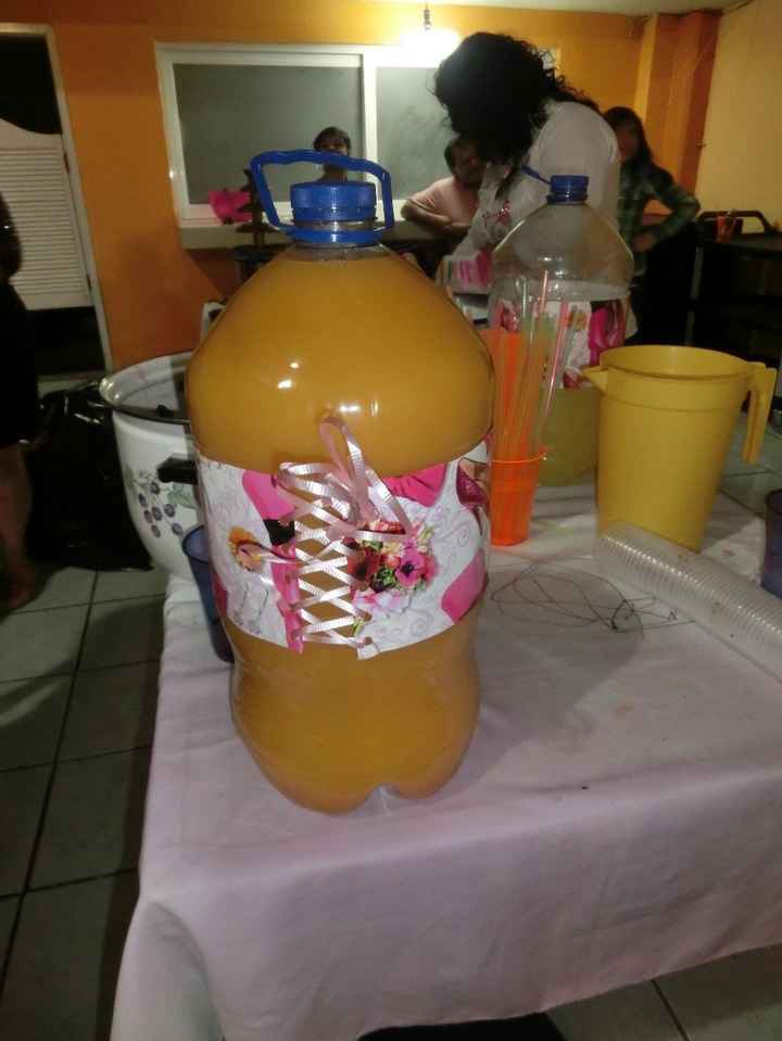 Hasta el agua estuvo decorada