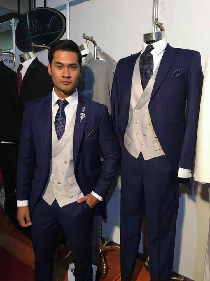 Traje azul