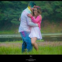 Nuestra sesión casual con polvos de colores. - 5