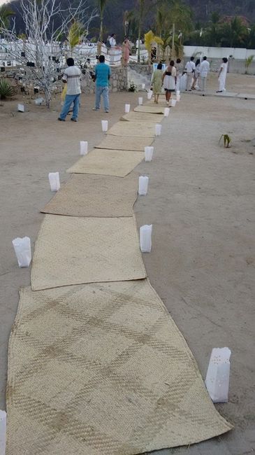 camino de luminarias