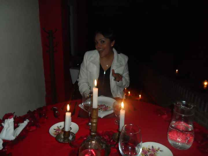 UNA NOCHE TAN ROMANTICA!!! :)