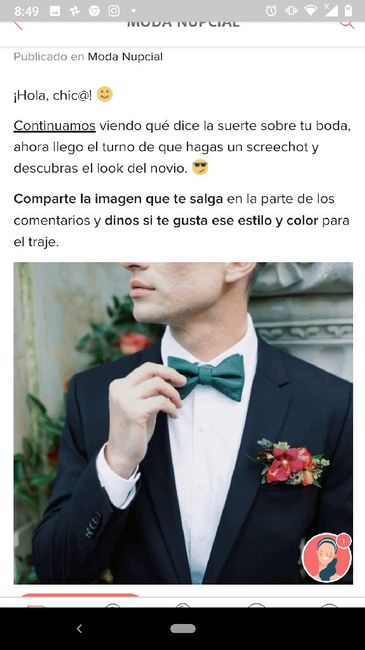 Haz screenshot y descubre el look de novio - 1