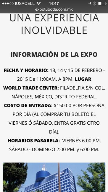 Dudas expo tu boda df - 2