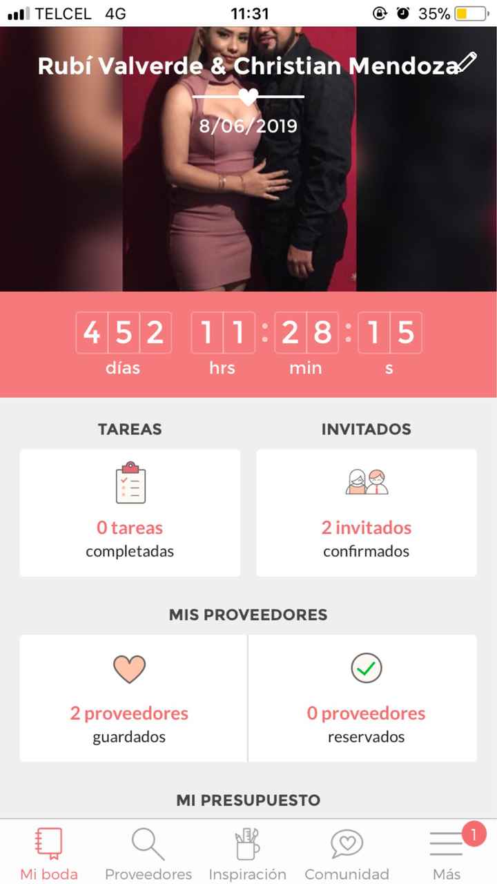 ¿Cuánto falta para que se casen? - 1