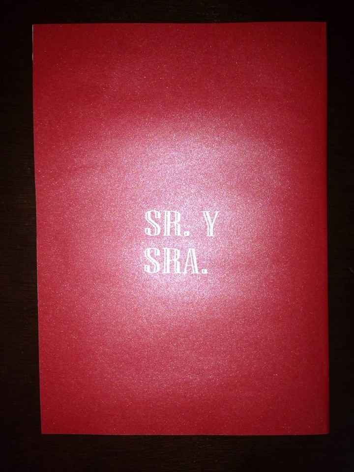 Nuestra boda m & m, nuestras invitaciones - 5