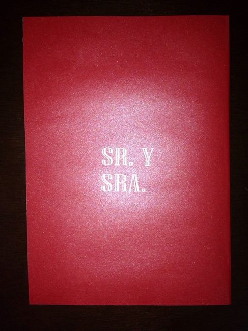 Nuestra boda m & m, nuestras invitaciones - 5