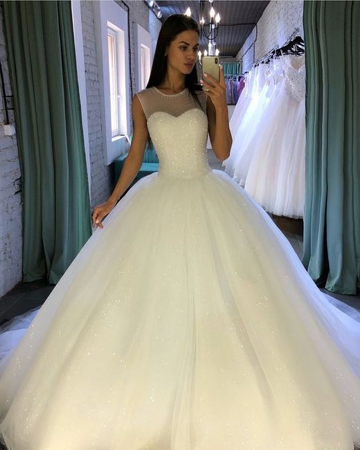 ¿Cuántas ⭐ le das a este vestido de novia?🎁 2