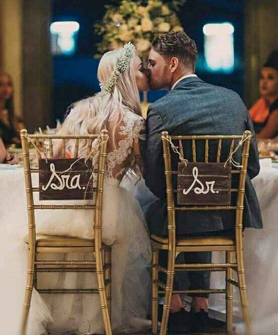 Letreros Sr. & Sra. ❤ - 9