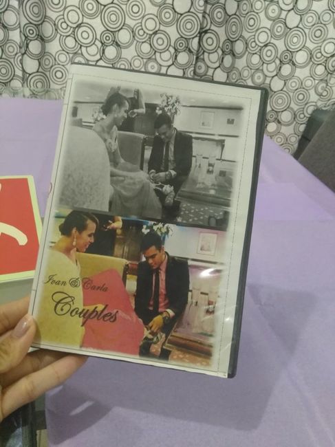 Pelicula que le regalé en el 2015 donde lo grabé  y nos grabé sin que se diera cuenta durante un 1 y