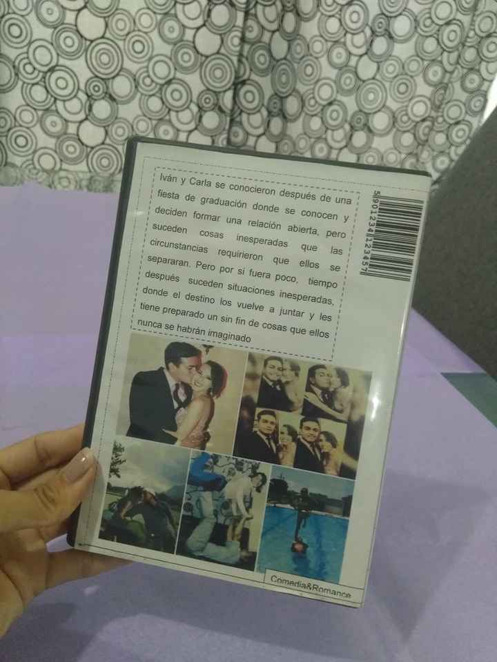 parte trasera de la película 