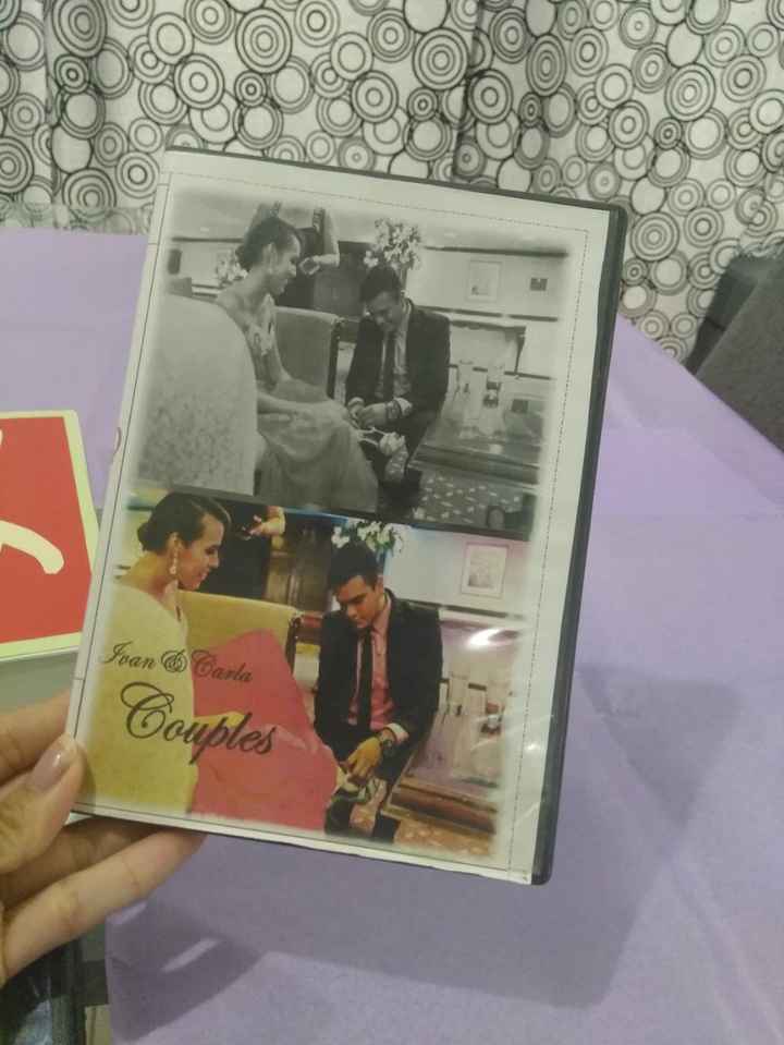 Pelicula que le regalé en el 2015 donde lo grabé  y nos grabé sin que se diera cuenta durante un 1 y