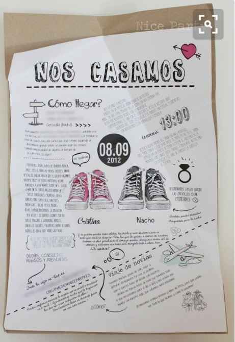 Invitación converse
