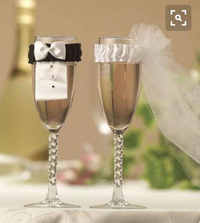 Copas sencillas boda