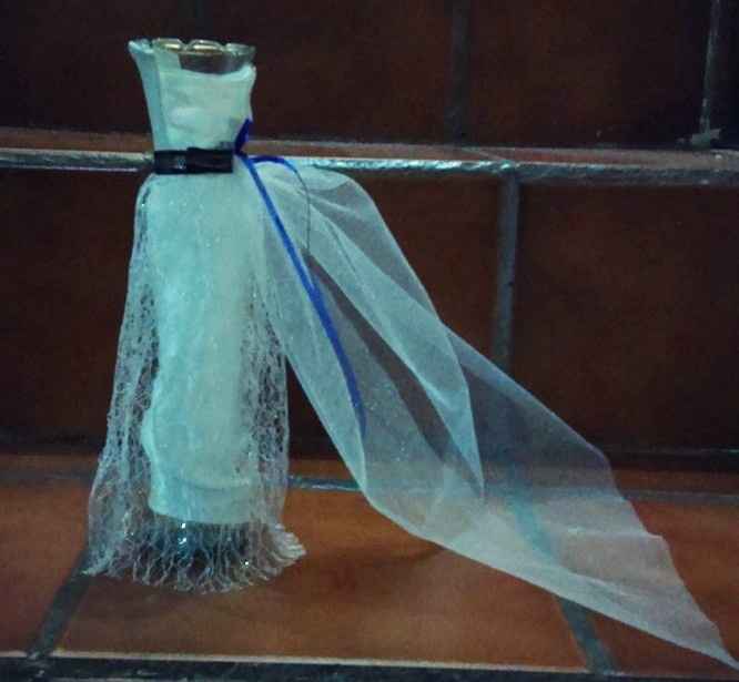 Mi centro de mesa de lado