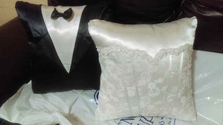 Cojines de mi boda