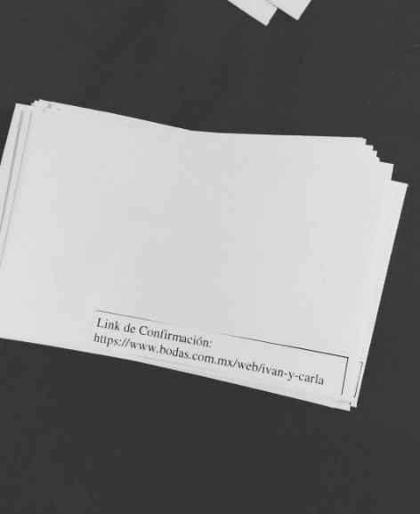 Sobre con link de confirmación