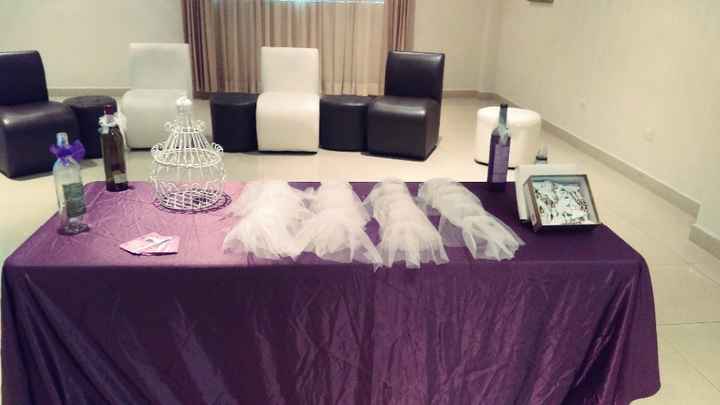 Mesa de ambientación