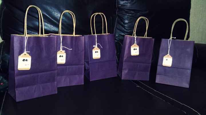 Regalos de mis damas listos