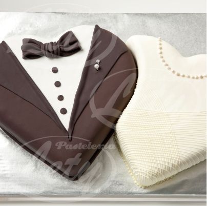 Pastel corazones