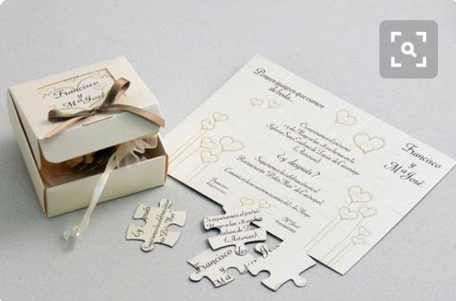 Invitación rompecabezas