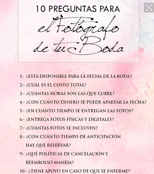 Preguntas al fotografo