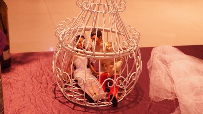 Adorno en mesa de ambientación