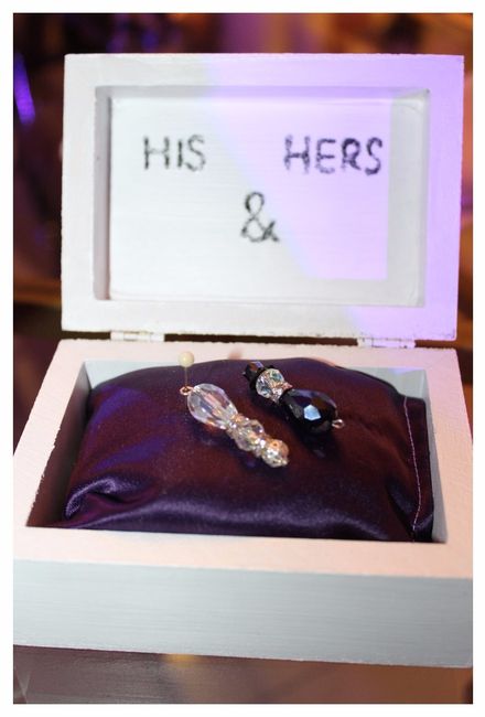 Caja de argollas matrimoniales