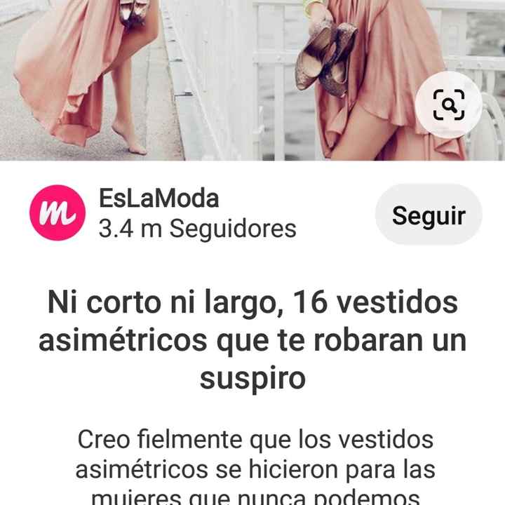 ¿Vestido corto o largo para boda civil? - 1