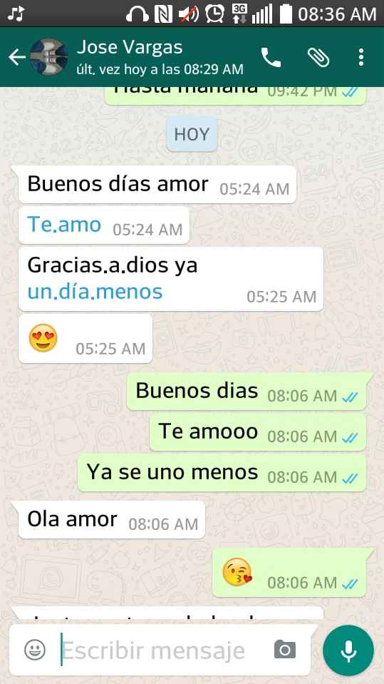 Ustedes cómo se dan los buenos días? - 1