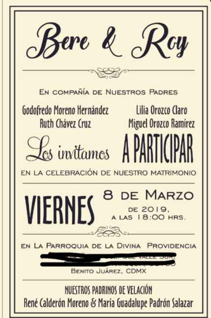 invitación