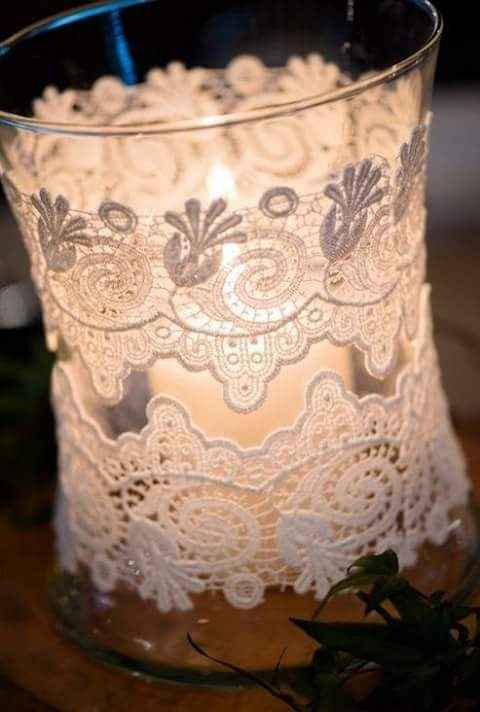 Ideas para decorar con encajes. - 4