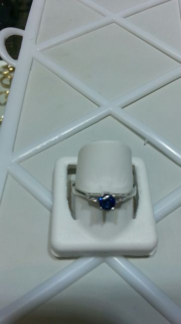 Anillo de compromiso de plata ? - 1