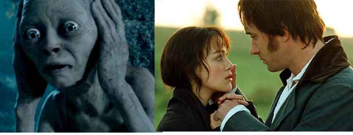 señor de los anillos vs orgullo y prejuicio