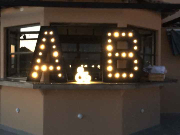 Ya compre las letras con luz - 1