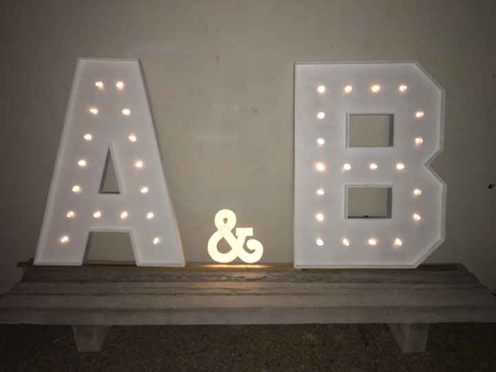 Termine de pintar mis letras grandes - 1