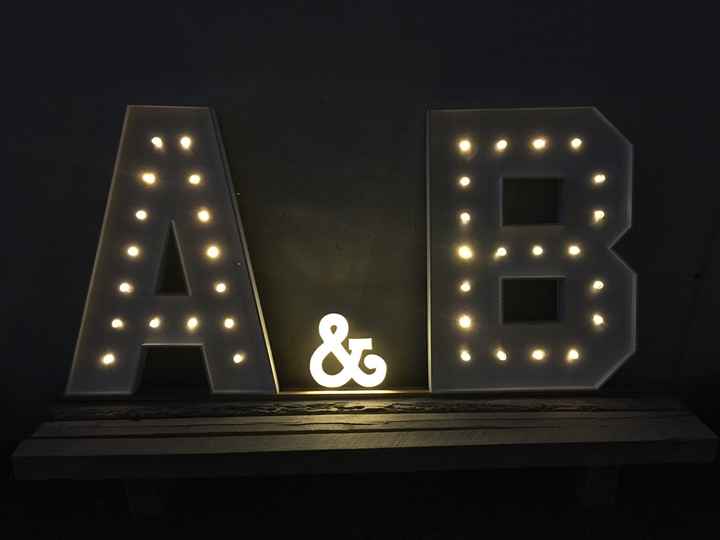 Termine de pintar mis letras grandes - 1