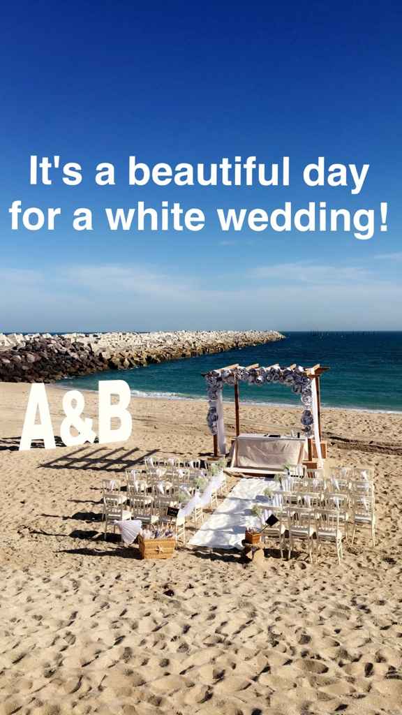 Ceremonia en la playa - 1