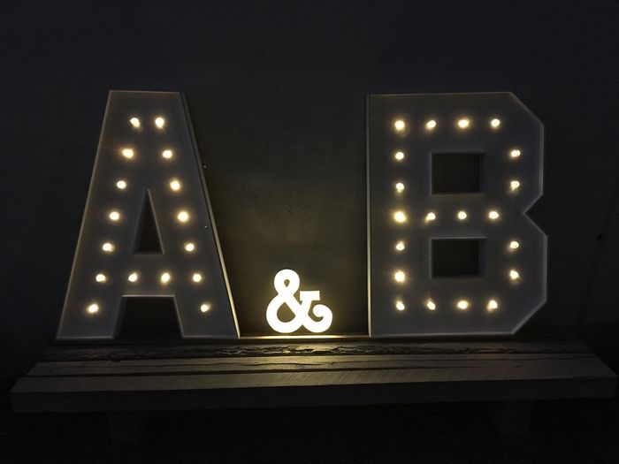 Termine de pintar mis letras grandes - 1