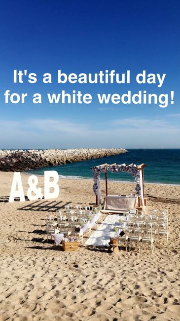 Ceremonia en la playa - 1
