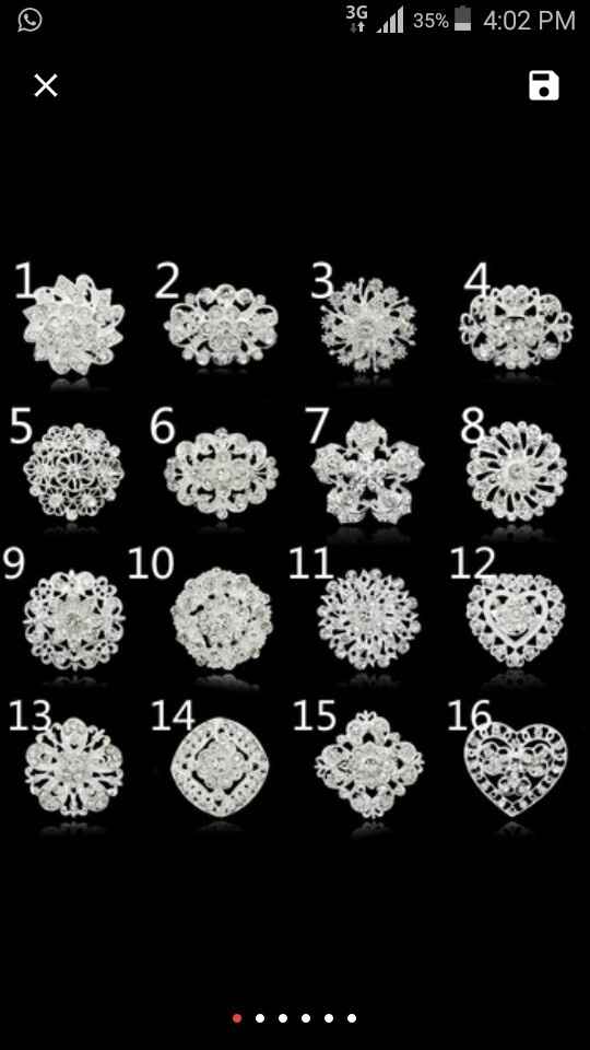 Promoción encontrada :d broche para invitaciones - 2