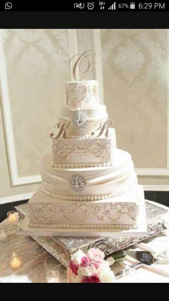 Cómo va a ser su pastel de bodas??? - 1