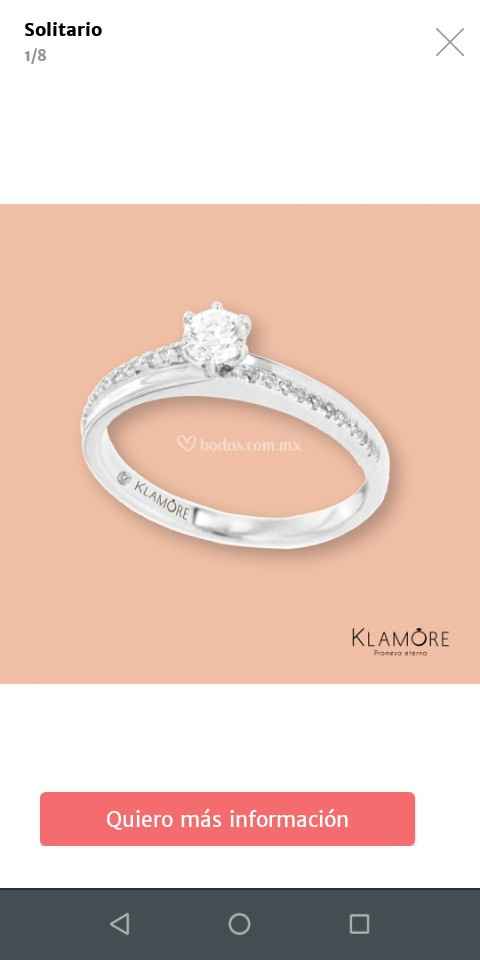 Si hubieras podido elegir el anillo de compromiso.. - 1