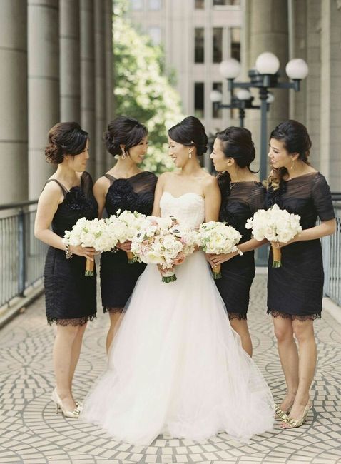 ¿Qué vestido escogerías para tus damas? - 1