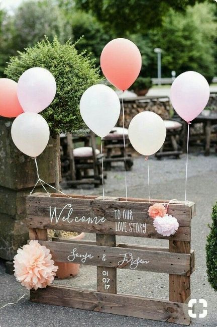 Letreros para indicar el camino a la fiesta - 1